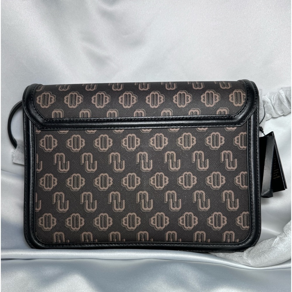 NWT MAJE Clover Canvas Bag with Leather Trim - Picture 3 of 17